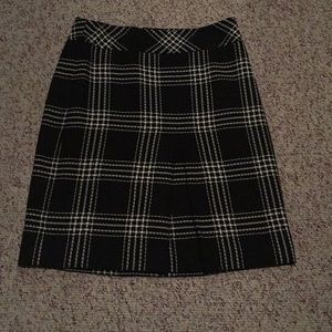 Ann Taylor plaid skirt